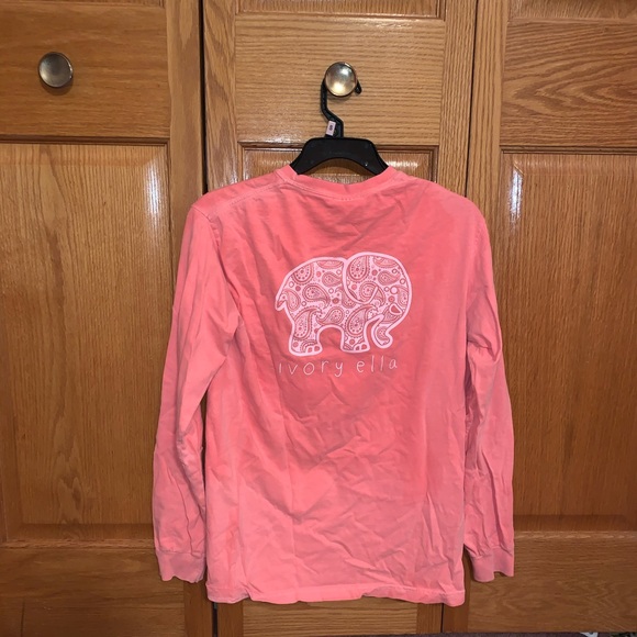 Ivory Ella Pink Long Sleeve with Pocket - Picture 2 of 4